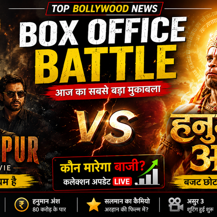 Mirzapur The Movie vs Hanuman Ansh box office battle poster